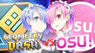 Osu! vs Geometry dash — ЧТО СЛОЖНЕЕ!