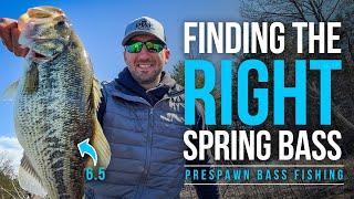 HOW to Find the RIGHT Bass! – Prespawn Bass Fishing