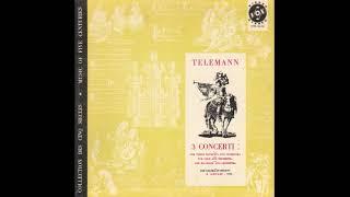 3 Concerti by Georg Philipp Telemann; Telemann Society Orchestra; Richard Schulze