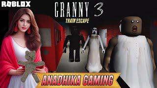 GRANNY 3 TRAIN ESCAPE IN ROBLOX || #granny #horror #grannyfunnymoments #funny #grannygame #roblox