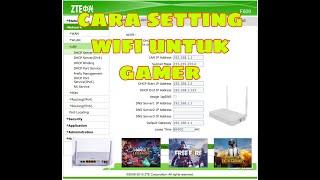 cara setting wifi agar cepat dan stabil untuk bermain game online