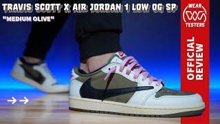 Travis Scott x Air Jordan 1 Low OG SP Medium Olive