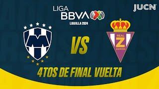 MONTERREY vs ZAMORA | Liga Mx -AP2024 - 4tos de Final - VUELTA | JUCN