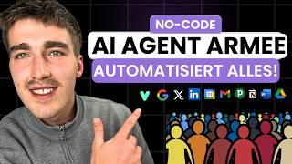 15+ AI-AGENT TEAM automatisiert ALLES – Schritt-für-Schritt Anleitung! (Teil 1)