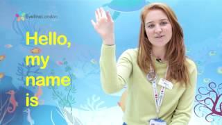 How to sign 'Hello, my name is...'