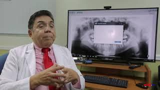 Cintia Lima foi visitar a clínica odontológica do cirurgião dentista Santiago