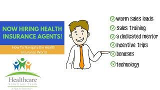 Now hiring health insurance agents!