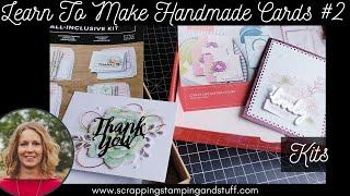 Learn To Make Handmade Cards #2 - Card Kits & Stamping Kits