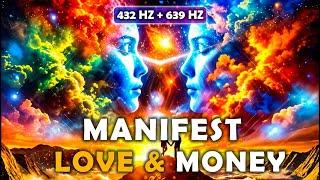 432 Hz + 639 Hz Activate Magnetic WEALTH & LOVE Energy ! Open Up To ABUNDANCE ! DIVINE Meditation