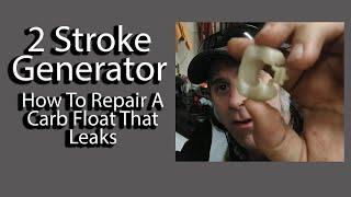 How To Repair a Plastic Carb Float