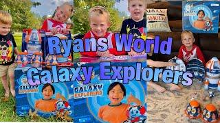 Unboxing Ryan’s world Galaxy Explorers toys and play sets