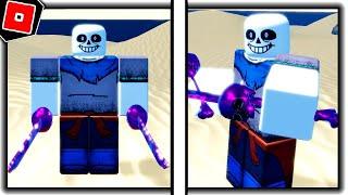 How to get DUSTTRUST SANS MORPH in SUPERBOX SIEGE DEFENSE   Roblox