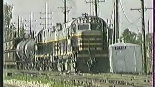 Classic Railroad Series 298 - Bellwood, IL action June 1986