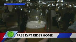 Get home safely with free Lyft and Uber rides