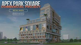 Apex Park Square - Commercial Project | Construction Update #noidaextension #bricksbybricks #shops