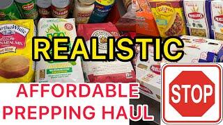 PREPPER HAUL THAT IS AFFORDABLE  #preppingonabudget #prepperpantry