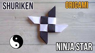 SHURIKEN NINJA STAR ORIGAMI| HOW TO MAKE PAPER NINJA STAR FOLDING| #tutorial #origami #shuriken