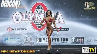 2023 IFBB Pro League Bikini Olympia Aimee Delgado Prejudging Posing Routine 4K Video