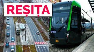 TRAMVAIE NOI pe LINII NOI! Infrastructură Rutieră & TRANSPORT URBAN. Reșița din Dronă!