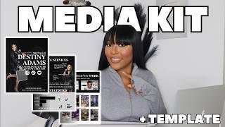 What's In My Influencer MEDIA KIT | For Brand Deals & Paid Collabs + Template