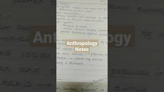  Anthropology Notes #Upsc2022 #Dare2Dream # Workhard 