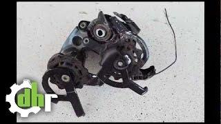 Destroyed Rear Derailleur - by downhill-rangers.com