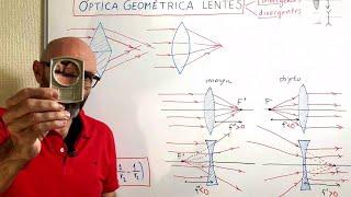 Física 9.04 Lentes convergentes y divergentes. Aplicaciones Distancia focal objeto e imagen Potencia