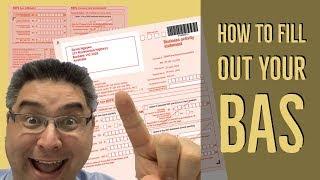 How to fill out a BAS