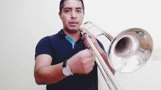 CLASES  DE TROMBÓN PARA PRINCIPIANTES  # 01  ( como aprender a tocar trombón )