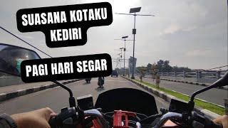 PAGI HARI KOTAKU KEDIRI, CERAH BIASANYA MENDUNG | MOTOVLOG