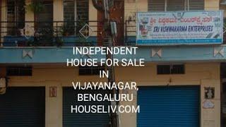 INDEPENDENT SEMI COMMERCIAL PROPERTY FOR SALE VIJAYANAGAR BANGALORE