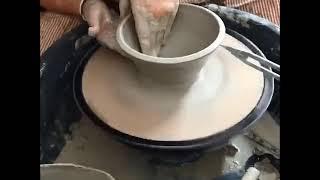 Joy Gibbs-Price  - Demonstrating Throwing a Pot