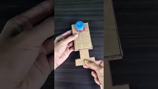 Cardboard shooting toy