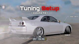 Godzilla R3 ( Skyline GTR R33 ) • TUNING SETUP 3.8L V6TT • CarX Drift Racing 2