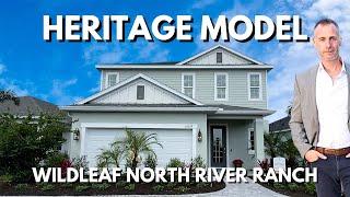 Touring the Spacious & Family Friendly Heritage Model in Wildleaf, North River Ranch, Parrish FL