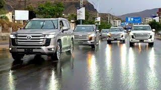 Lots of Land Cruiser 2022 LC 300 in a rainy day  ️