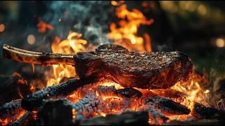 Tandoori Tomahawk Steak - Satisfying Cheese Sauce ASMR! 