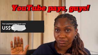 How much YouTube paid (tax deductions, processes, documents)