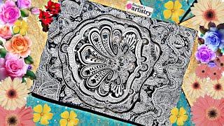 Beautiful mandala art design | huge and complex design | Saumya's artistry