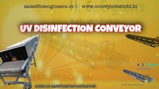 UV Disinfection Conveyor manufacturers and Suppliers India||UV Sanitization System