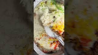 Rajdhani Caterers Ka Special Chicken Tikka Biryani! #shorts #chickenbiryani