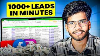 How to Scrape Unlimited Leads from Instagram, Facebook & YouTube | Secret Tool Revealed (2025)