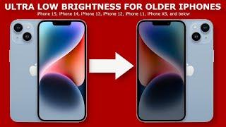 1 Nit Brightness for Older iPhones | #iPhone16 #iPhoneTipsAndTricks