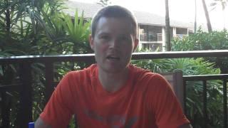 Alex Brooks IronMan World Championships Video Diary  - Day One - Monday 5th October