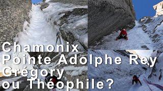 Gregory or Teophile Pointe Adolphe Rey Chamonix-Mont-Blanc gully snow ice mixed mountaineering