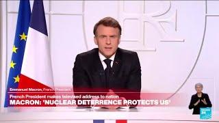 Full speech: Macron calls for major European rearmament • FRANCE 24 English