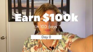 Day 0. Earn $100k in 100 Days - Starting from Scratch