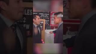 They Couldn't Wait Till Fight Night | Barrera Morales Throw Hands at Presser #shorts