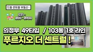 의정부역푸르지오더센트럴  전용49타입  인기구조 010-9057-1412