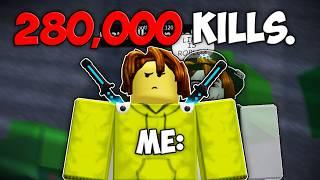 LOGGING INTO 280K KILL LEADERBOARD ACCOUNT! | The Strongest Battlegrounds ROBLOX